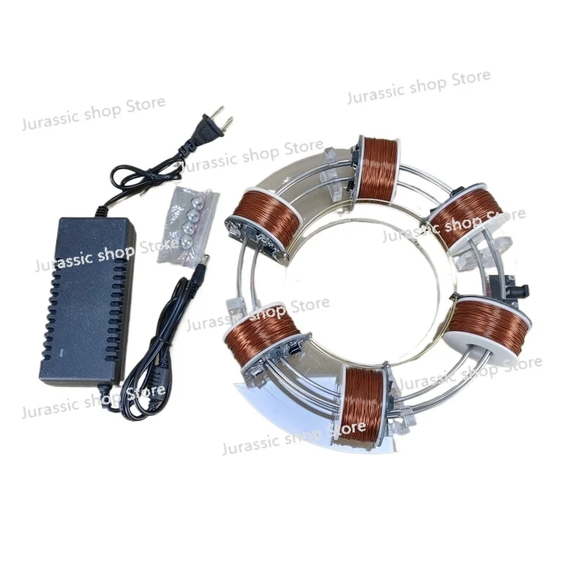 

Physics Electromagnetic Cyclotron Ring Accelerator Scientific Experimental Equipment Novel and Exotic Physics Homemade Teaching