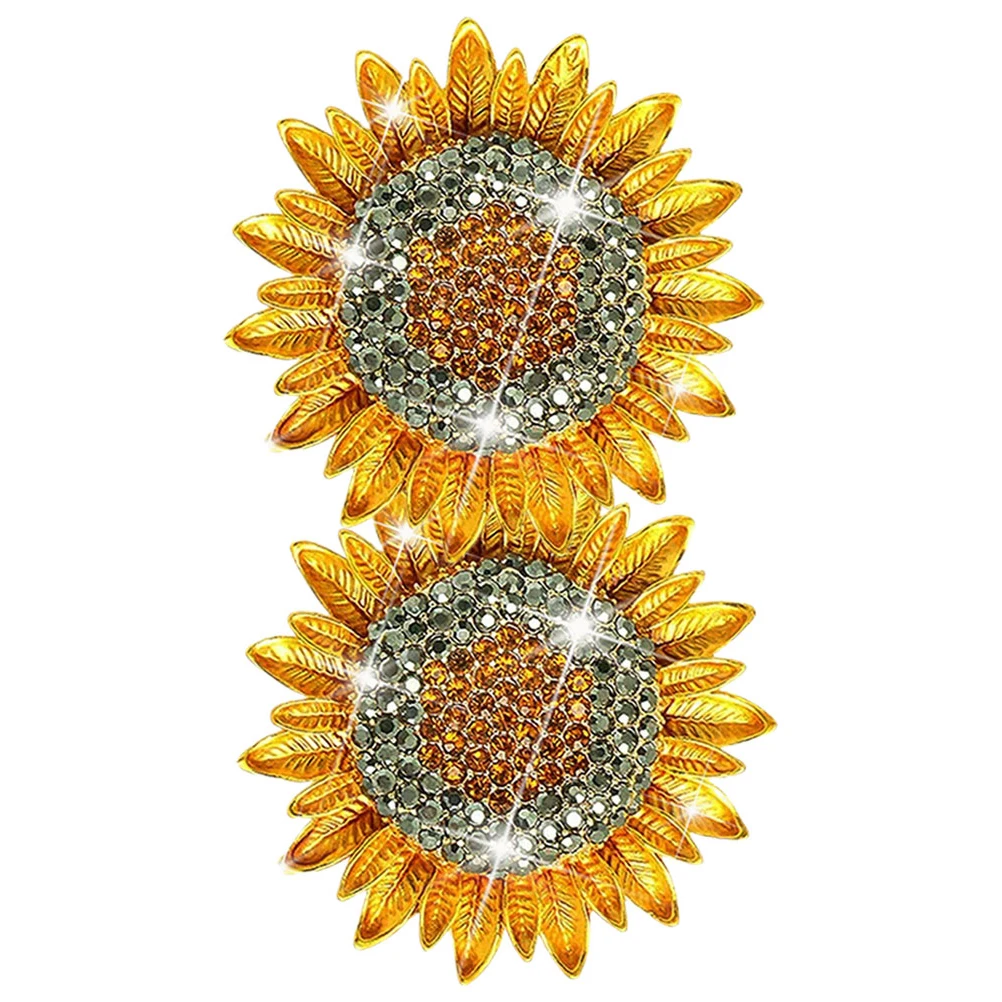 

2Pcs Sunflower Aroma Clip Car Vent Diffuser Clip Cute Air Freshener for Car Interior Decor Office Bedroom Living Room Travel