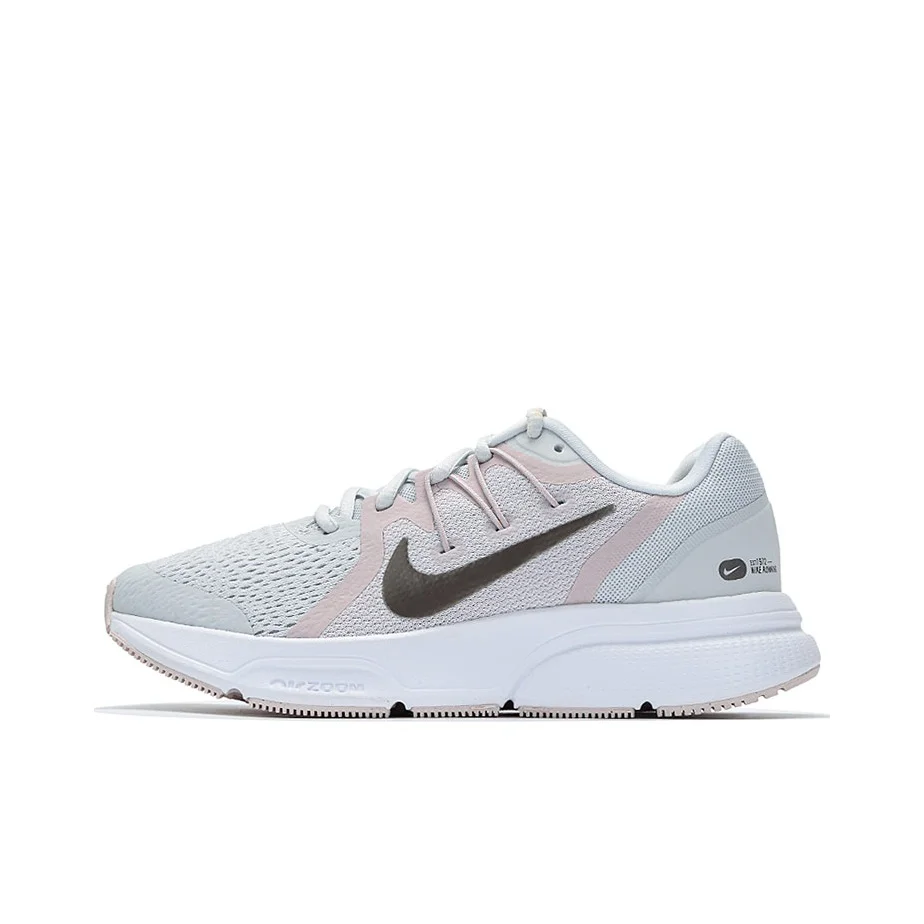 Nike Zoom Span 3 Fabric Cushioning Slip Resistant Support Low top Running Shoes Women's Gray CQ9267-004