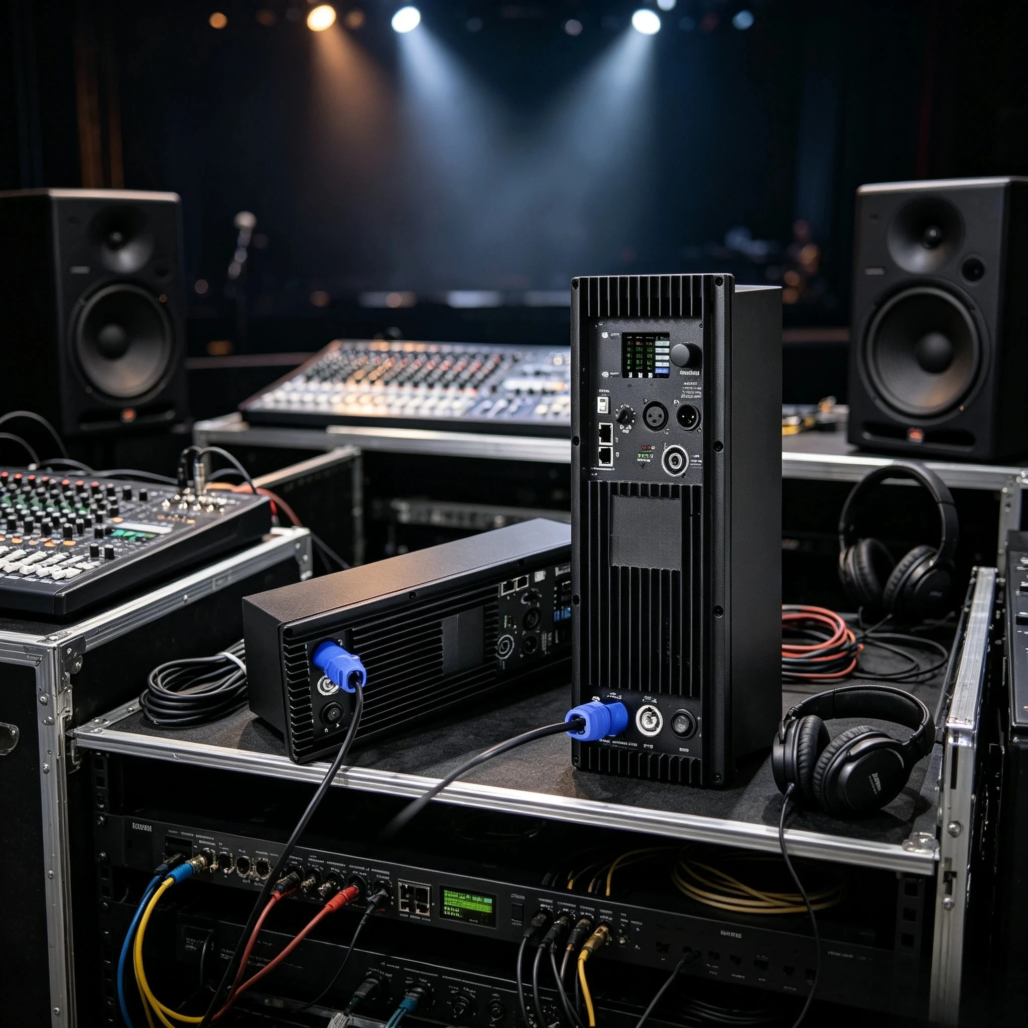 Plate Amplifier High Power Line Array Subwoofer Amplifier Replace 1/2 Channel Audio Power Amplifier Plate with Volume Control