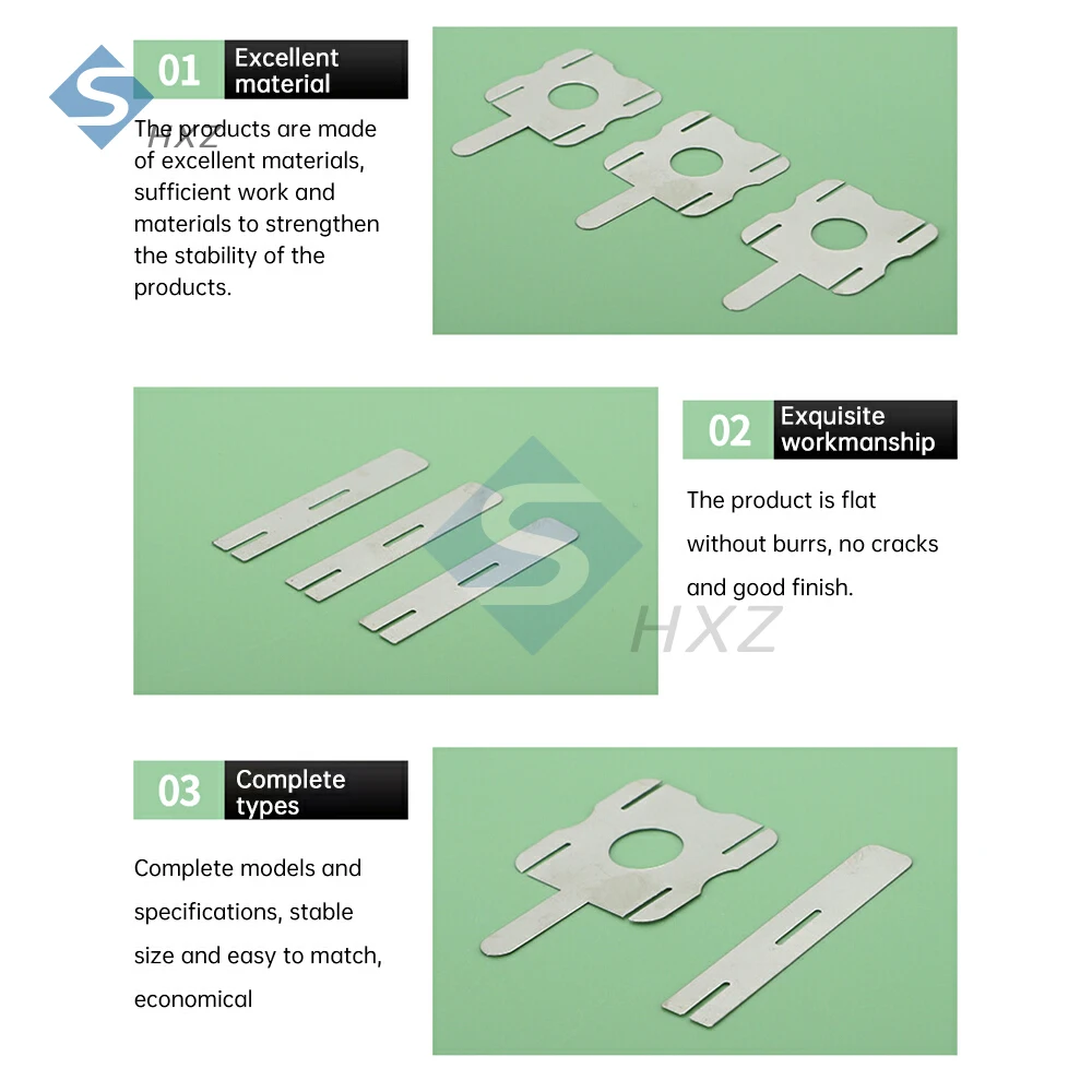 0.18mm Thickness Nickel Tape Strip 30Pcs/Pack For 18650 Battery  Nickel Sheets Spot Welding Nickle Plated Connector Welding Tool