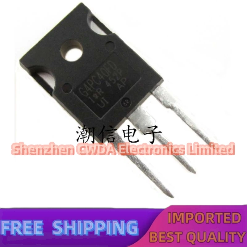 10PCS-20PCS  G4PC40FD IRG4PC40FD IGBT 49A 600V  TO-247  In Stock Can Be Purchased