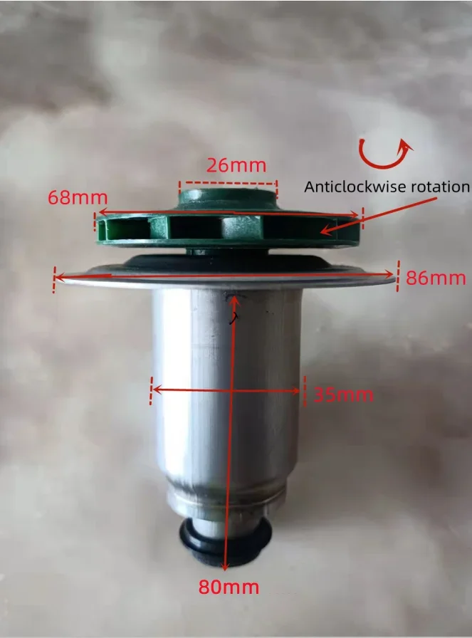 Pompe à eau en surpoids pour scalp, rotor de moteur, pièces de rechange pour Protherm INTVACL15/5-2 (1 pièce)