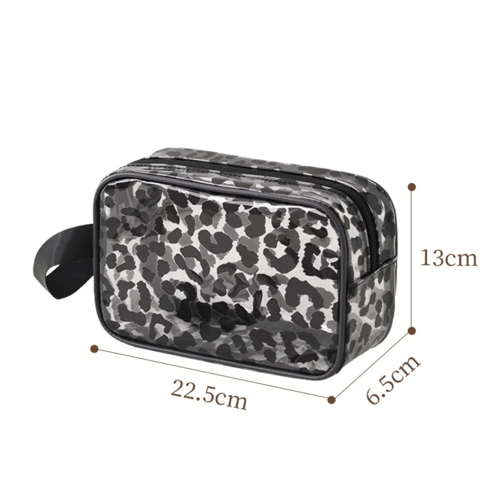 New Transparent Toiletry Bag Waterproof Large Capacity Cosmetic Bag PVC Carry Handles Swimming Bag