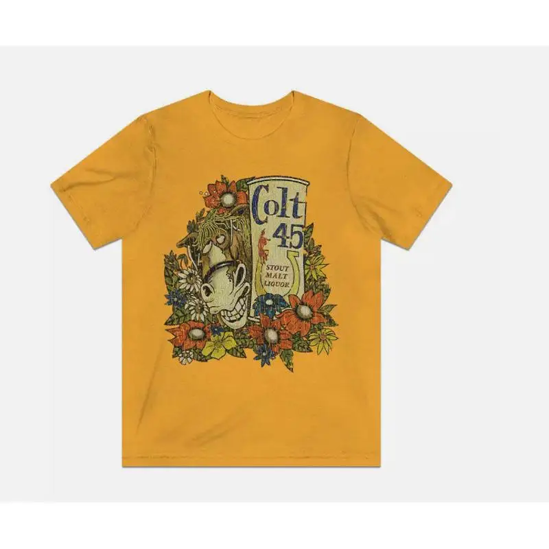 

Винтажная мужская футболка Colt 45 Party Mule 1982 года