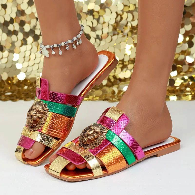 

Элитные женские тапочки радужных цветов, косметичка, прозрачные охлаждающие тапочки с кристаллами, набор сумок с цепочкой