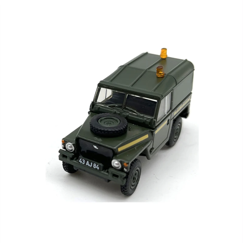 1:76 Scale Diecast Alloy Land Rover Light Military Off Road Vehicle Model Classic Nostalgia Adult Collection Toys Souvenir Gifts