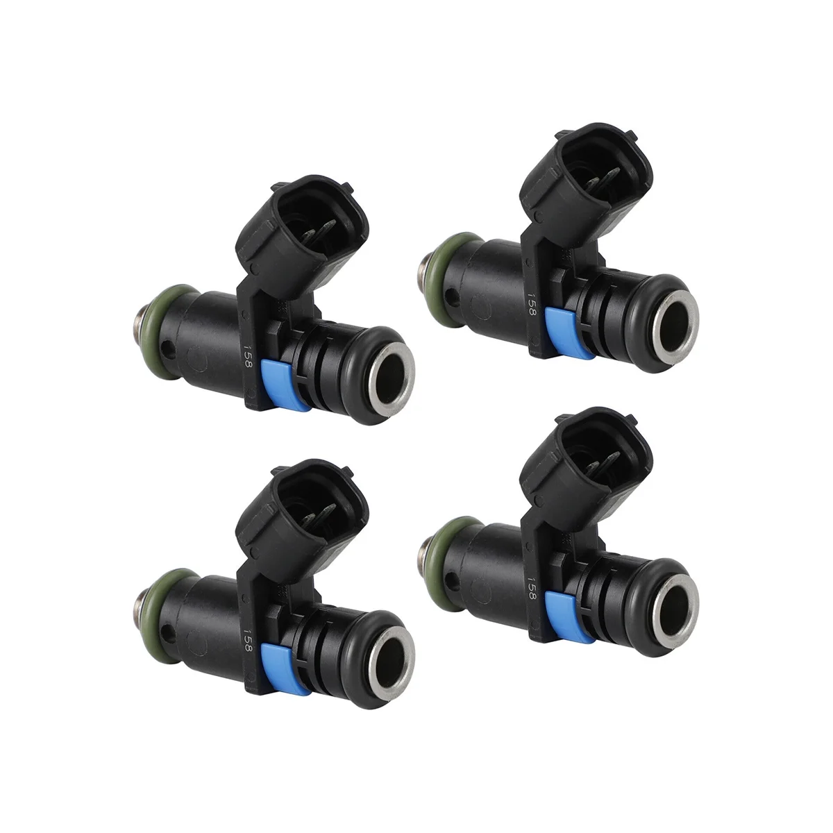 4Pcs Injector Nozzle Fuel Injectors for Seat Ibiza Mii Skoda CITIGO FABIA III YETI Volkswagen CADDY VW Polo 04E906031F