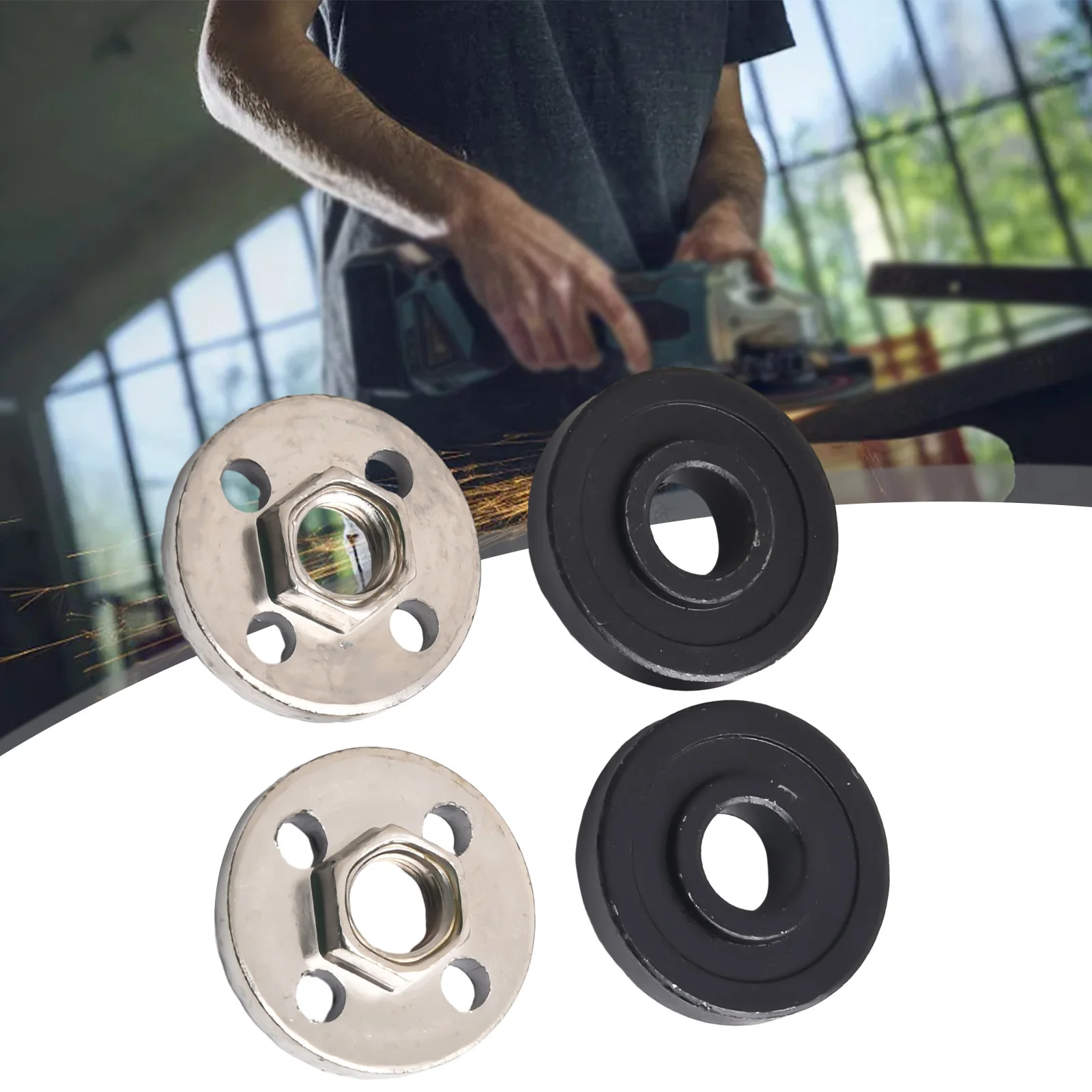 

Hexagon Nut Pressure Plate Diameter: (Approx. ) 30mm Not Loose Silver Thread: (Approx. ) 10mm Practical Useful