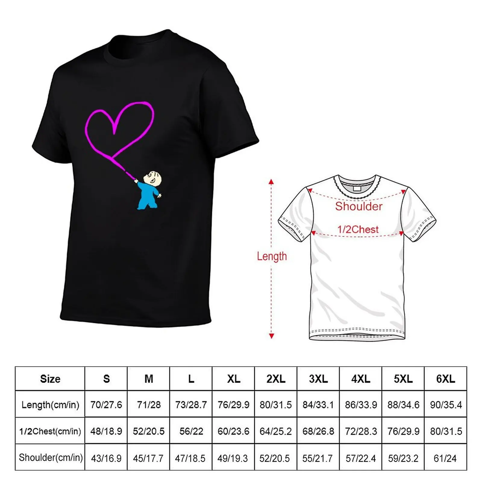 Harold and the Purple Heart T-Shirt vintage anime clothing for men