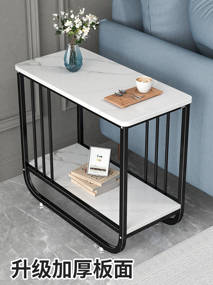 

Sofa side table mobile tea table side cabinet side coffee table living room rack