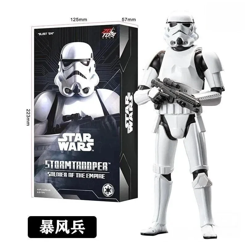 In Stock ZD Toys 1/10 Star Wars The Mandalorian Grogu Din Djarin Action Figures Storm Trooper Darth Vader Luke Skywalker Model view 6