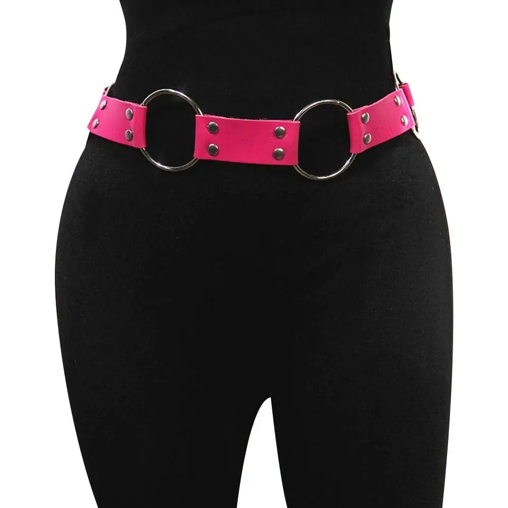 เข็มขัดคาดเอวทรงวงกลมโลหะสไตล์วินเทจ  เข็มขัดคาดเอวแบบกอธิคพังก์สำหรับผู้หญิง  เข็มขัดคาดเอวสำหรับใส่กับชุดเดรส