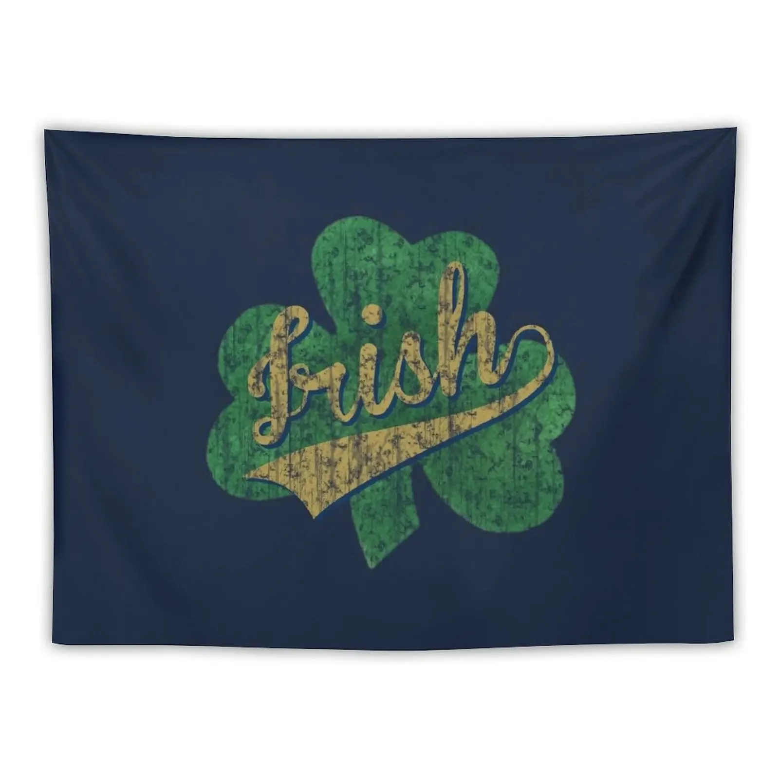 

Irish Shamrock Vintage Distressed Tapestry Decor For Room Room Decoration Korean Style Wallpaper Tapestry