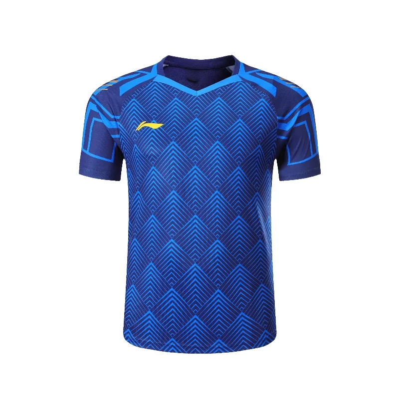 

Новая спортивная одежда для настольного тенниса, топы с короткими рукавами для бадминтона, костюмы для соревнований, футболки, дышащий, впитывающий пот дезодорант