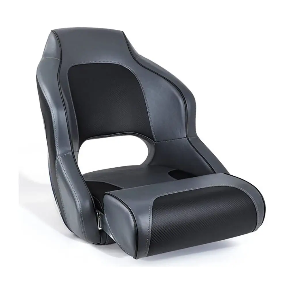 High Quality Comfortable Leather  Boat Seat with Ladder for Marine Yacht Chair Dock Pontoon-Made in China