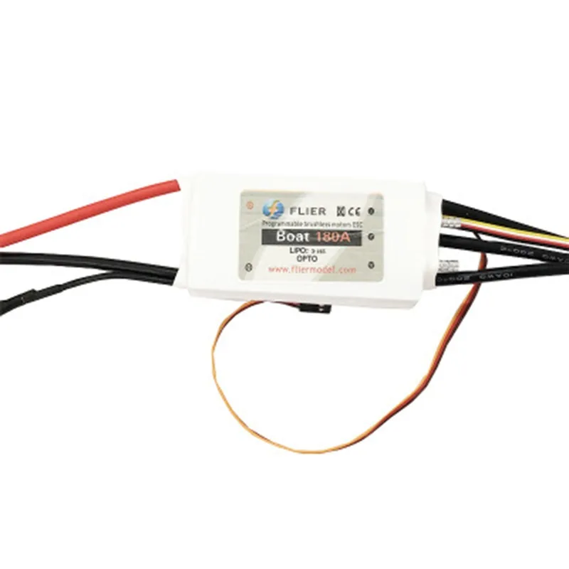 

FATJAY FLIER 180A ESC 16S Высоковольтный бесщеточный электронный регулятор скорости с водяным охлаждением для радиоуправляемой лодки