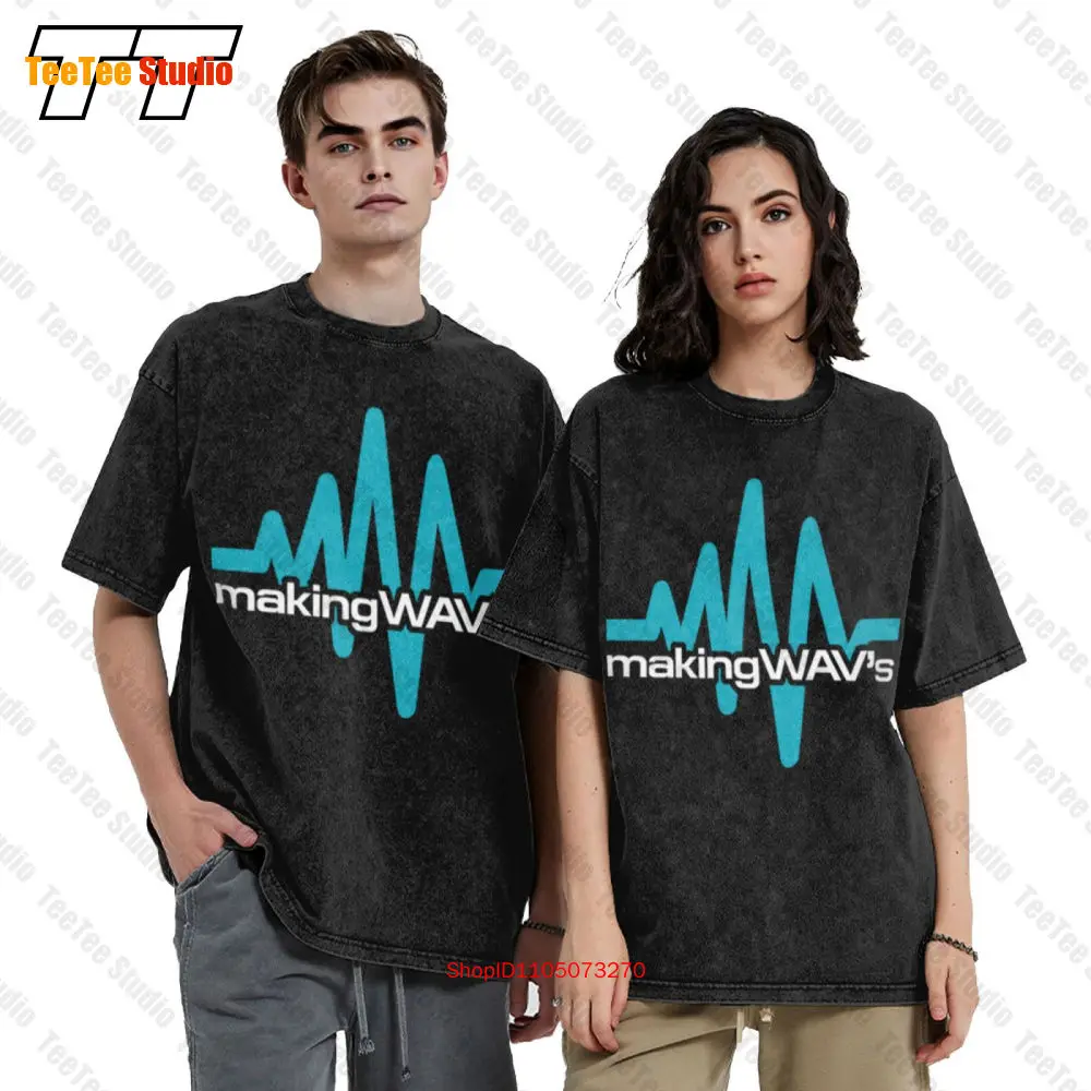 Making Wavs Synther Studio Producer Audio Engineer Men'S Clothes Oversized T-Shirt FJWW