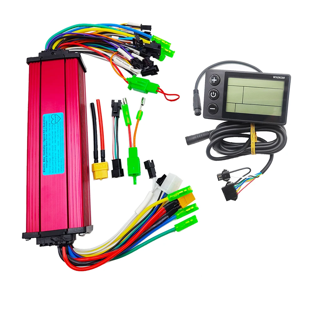 

350W-2000W BLDC Controller Dual Drive Square Wave Electric Bicycle Controller 24V-60V Dual Mode Electric Scooter Accessori