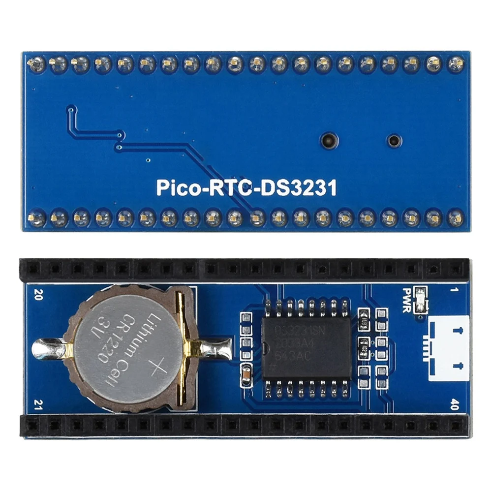 Pico RTC Clock Expansion Board Module for Raspberry Pi Pico, Onboard DS3231 Chip