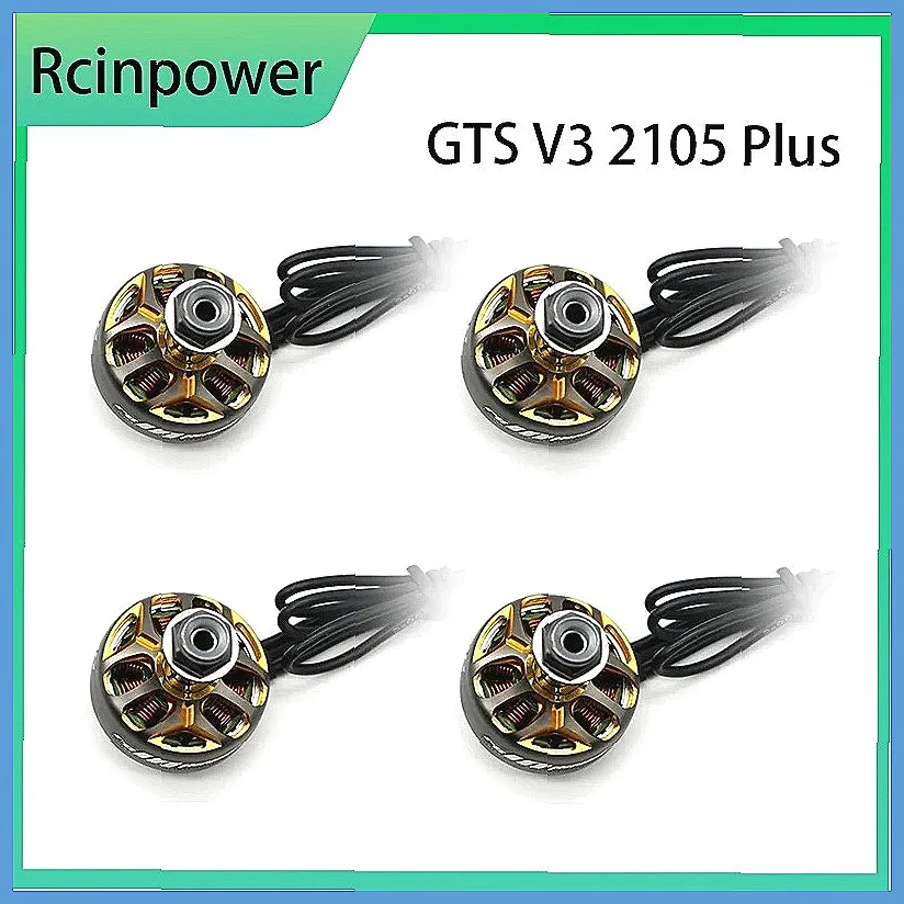 

Бесколлекторный двигатель RCINPower GTS V3 2105 Plus 1850-3600KV для FPV-дронов, DIY, 3-6S