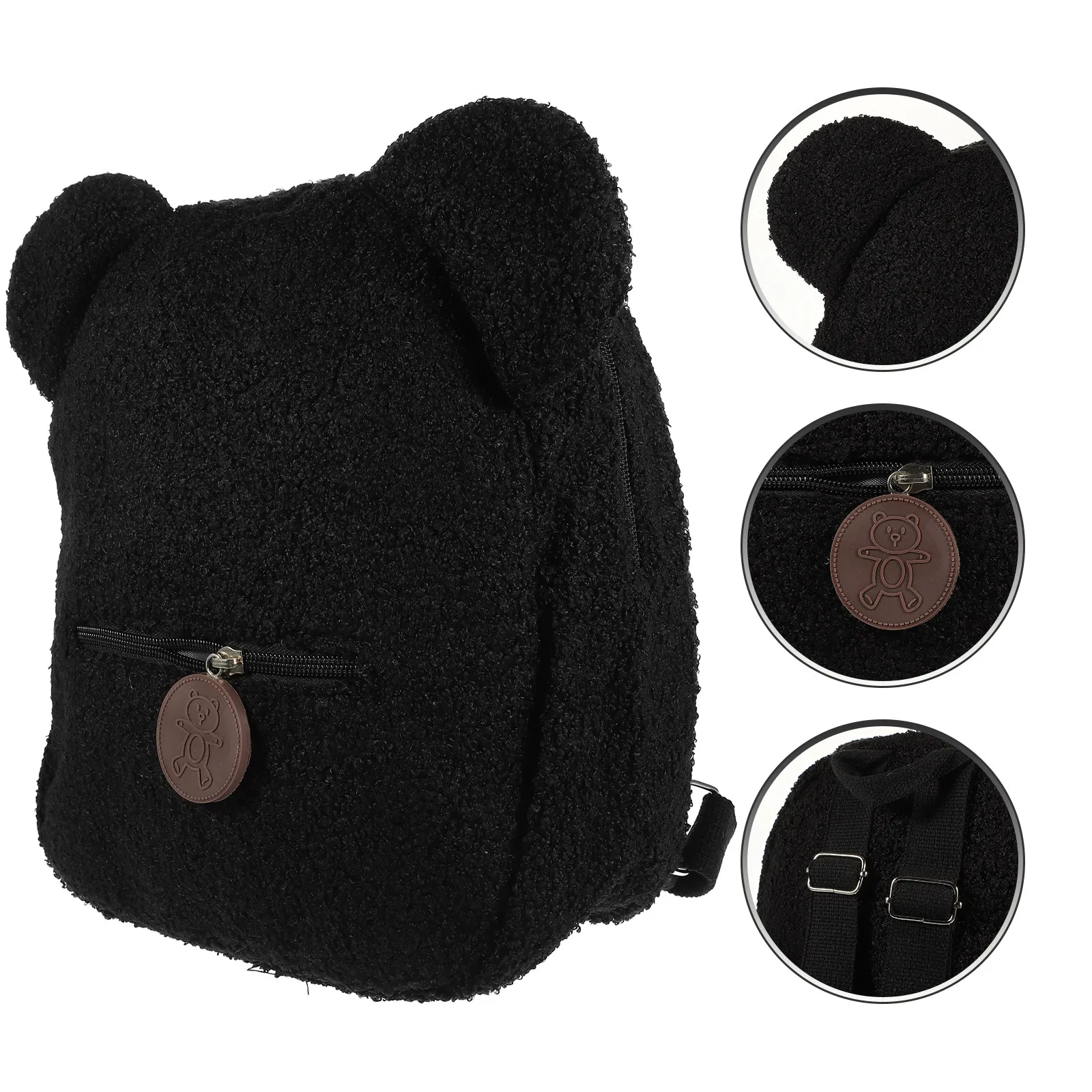 

Очаровательный рюкзак с медвежьими ушками для девочек и женщин, легкий портативный рюкзак большой вместимости, повседневная модная сумка для книг, дорожная сумка