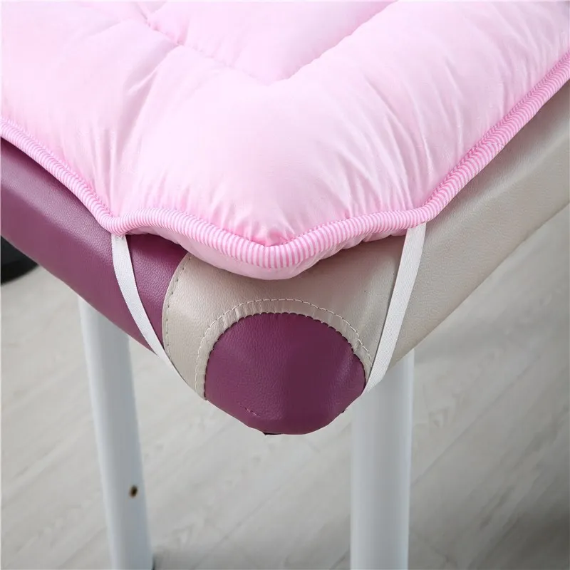 Beauty Salon Bed Thickened Cushion Mattress Anti Slip Beauty Room Bed Mat Massage Bed Pad Mattress Toppers With Hole