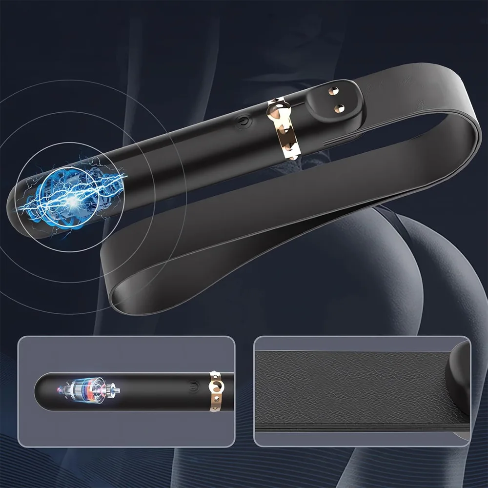 Electric Vibrating BDSM Whip Spanking Toy Bondage Roleplay Cosplay Multi Speed Massager Dom Sub Fetish Couples Adult Accessory