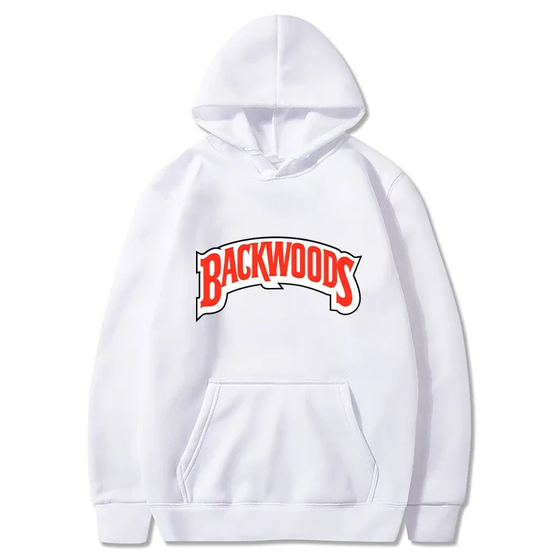 Backwoods Hoodies Men Fashion Letter Graphic Printed Sweatshirts Women Casual Harajuku Streetwear Hooded Pullover Sportwear