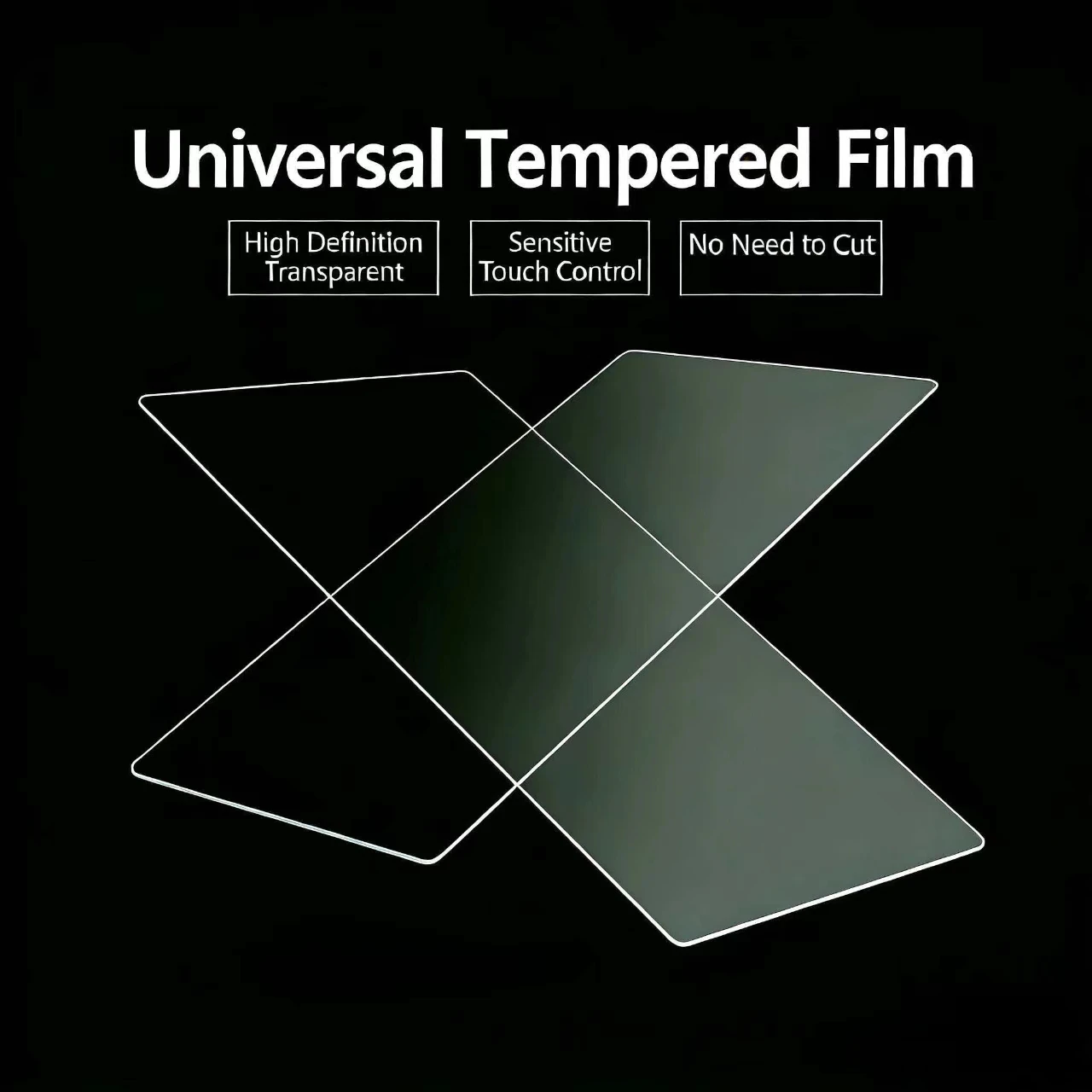 

8 inch Tempered Glass Screen Protector Fit For Tablet Car Radio Navigation Multimedia Player Display Guard