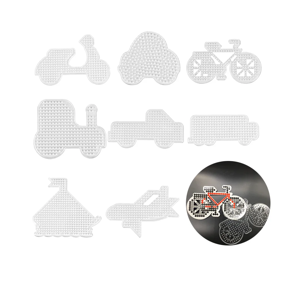 مجموعة قوالب فول يدوية مكونة من 8 قطع للأطفال، ألغاز حرفية للأنشطة التعليمية والتعرف على الألوان والمهارات الحركية #4