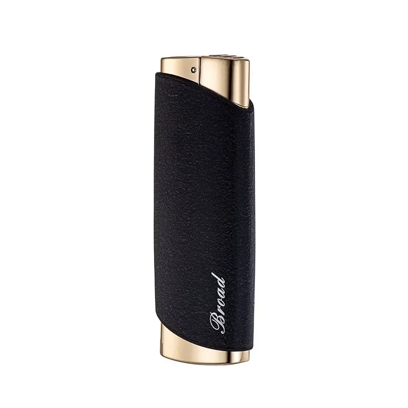 New Broad Metal Windproof Cigar Cigarette Lighter Jet Torch Gas Flames Unusual Lighters Smoking Accessory Butane Gadgets for Men