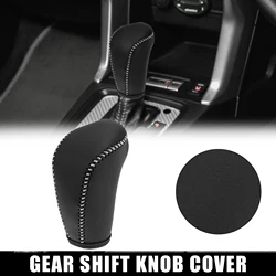 Uxcell Car Faux Leather Gear Shift Knob Cover for Subaru Forester 2014 2014 2016 2017 Impreza XV Crosstrek Crosstrek Accessories