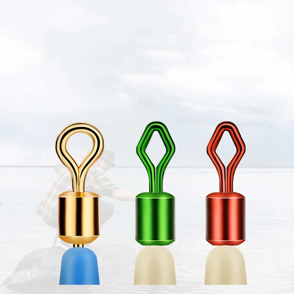 

30 pc Silicone Leader Stop Beads Blue Wear-Resistant For Deep Drop Rig Fishing Line Stop Nightlight Buoy Saltwater Freshwater