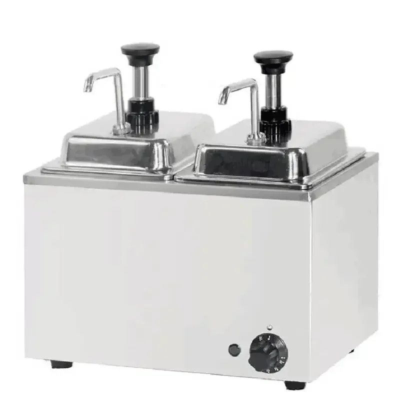 

cross-border 0~85 Degree Factory Stainless Steel Snack Machines Commercial Sauce Bottle Electric Sauce Warmer Jam Dispenser