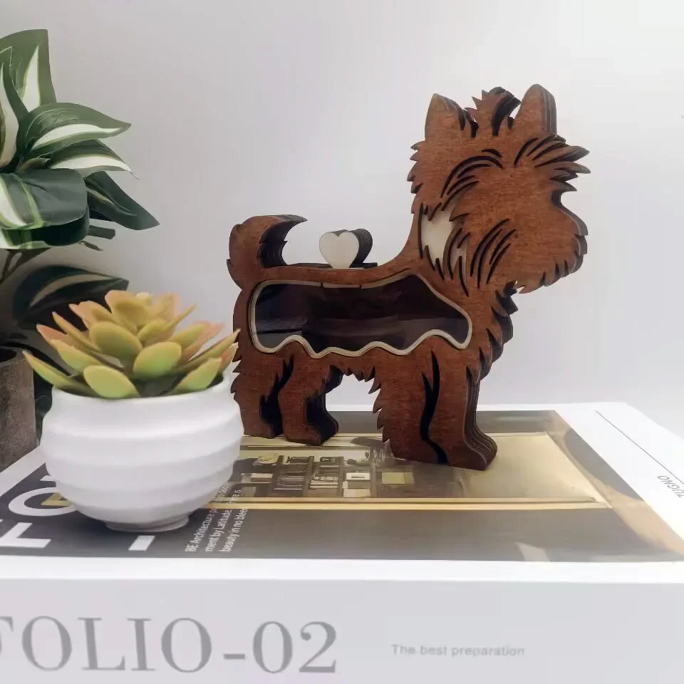 Custom Dog Memorial Frame Pet Hair Keepsake Personalized Dog Shape Frame with Pet Name Pet Loss Memorial Gift for Dog Owners