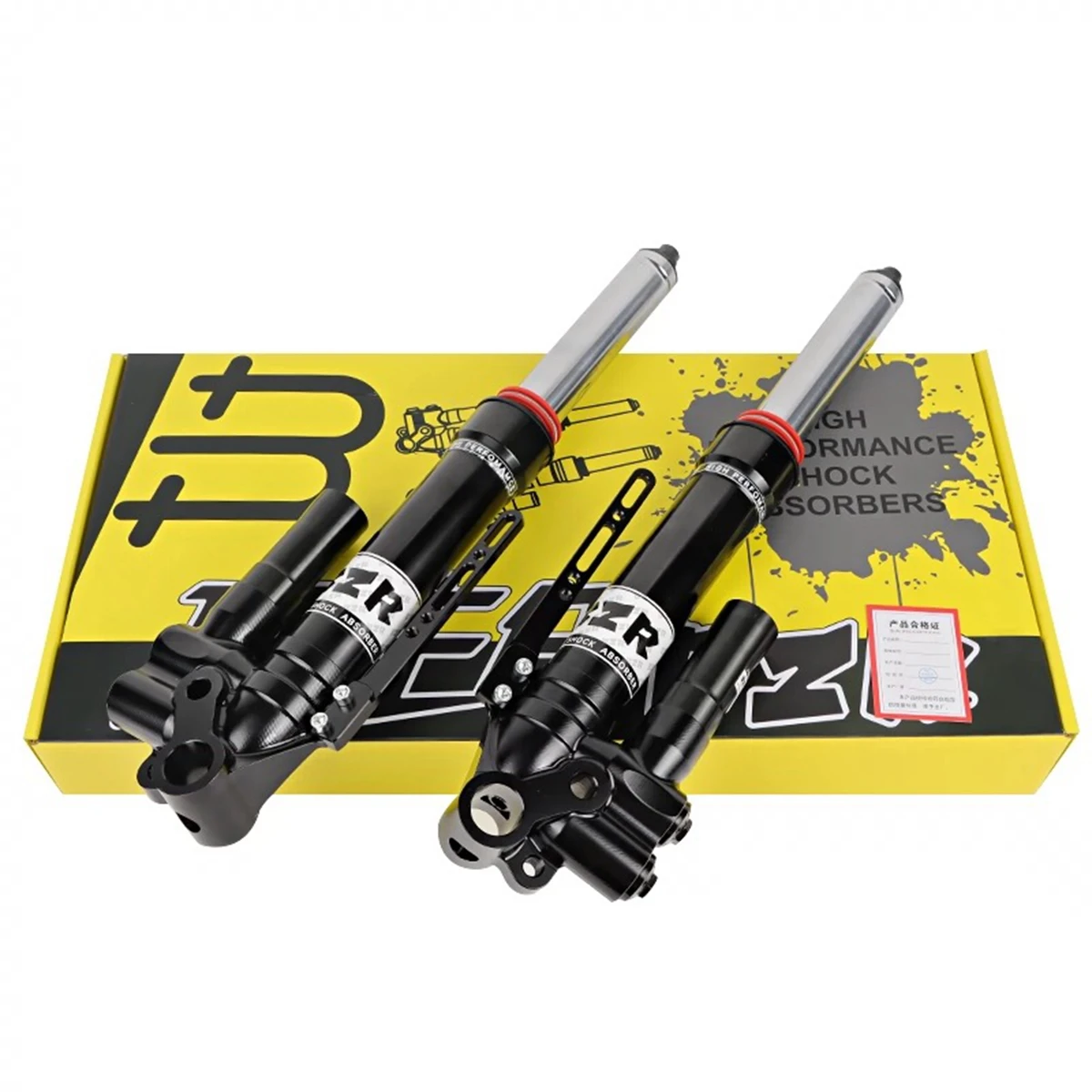 33 core 400mm Motorcycle Front Damping Adjustment Shock Absorber Universal For Yamaha Scooter Cygnus-X BWS RSZ JOG Niu N1S NQI