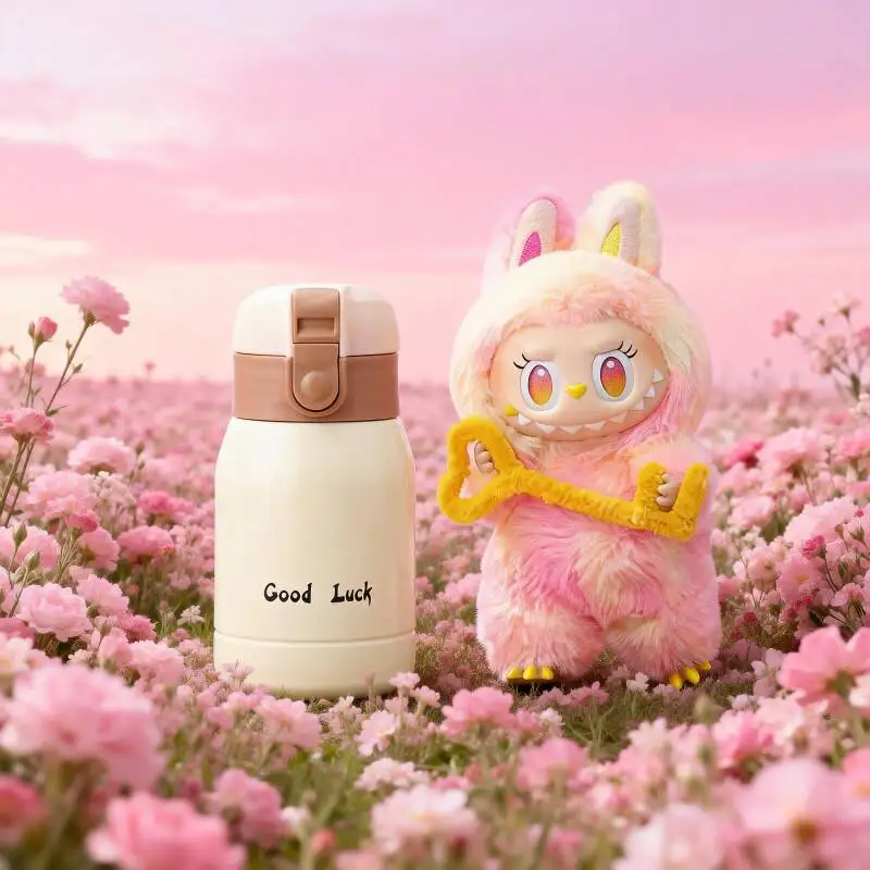 

POP MART THE MONSTERS Forward High Energy Series LABUBU Кукла-подарок для подростков, термокружка с вакуумной изоляцией, молодежный термос