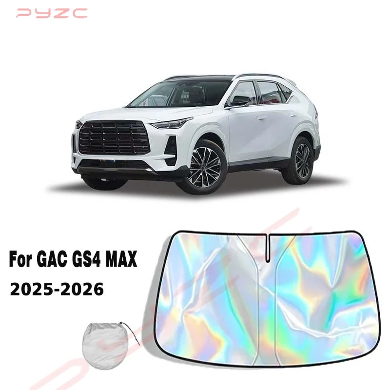 For GAC GS4 MAX 2023-2026 Car Windshield Sunshade Cover Front Window Sun Shade Visor Auto Interior UV Protection
