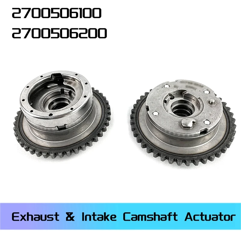 1Pair Exhaust Camshaft Actuator 2700506100 2700506200 For Mercedes-Benz CLA250 C117 2015-2017