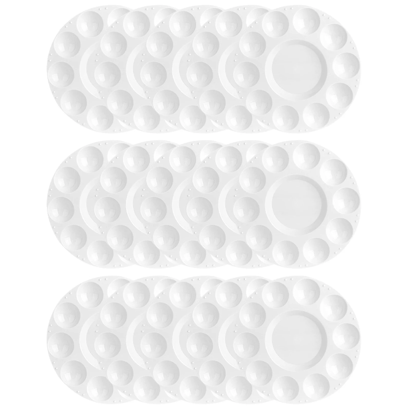 

Plastic Painting Tray White Spray Color Mixing Board for Students Pigment Palette Art Trays Durable Storage