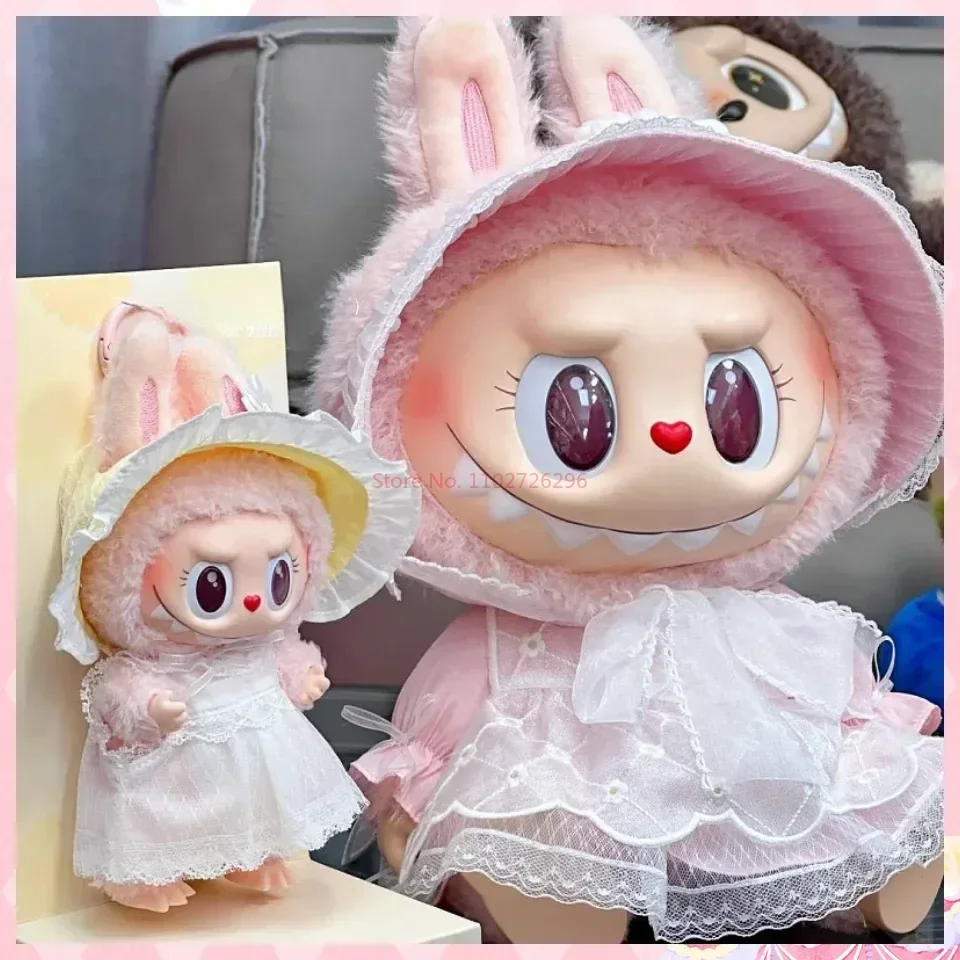 

Original Pink Mokoko Fall Into Spring Close To Sweet Vinyl Doll Labubu Plush Dolls And Q Version Pendants Doll Toy Surprise Gift