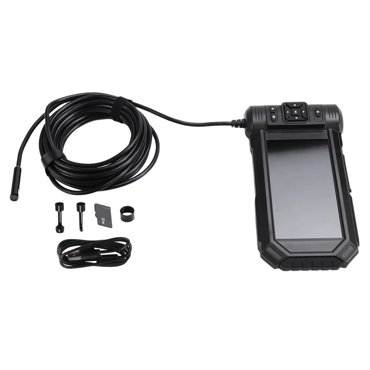 

A74F_Endoscope Inspection Camera IPS Screen Triple Lens with 32G Card