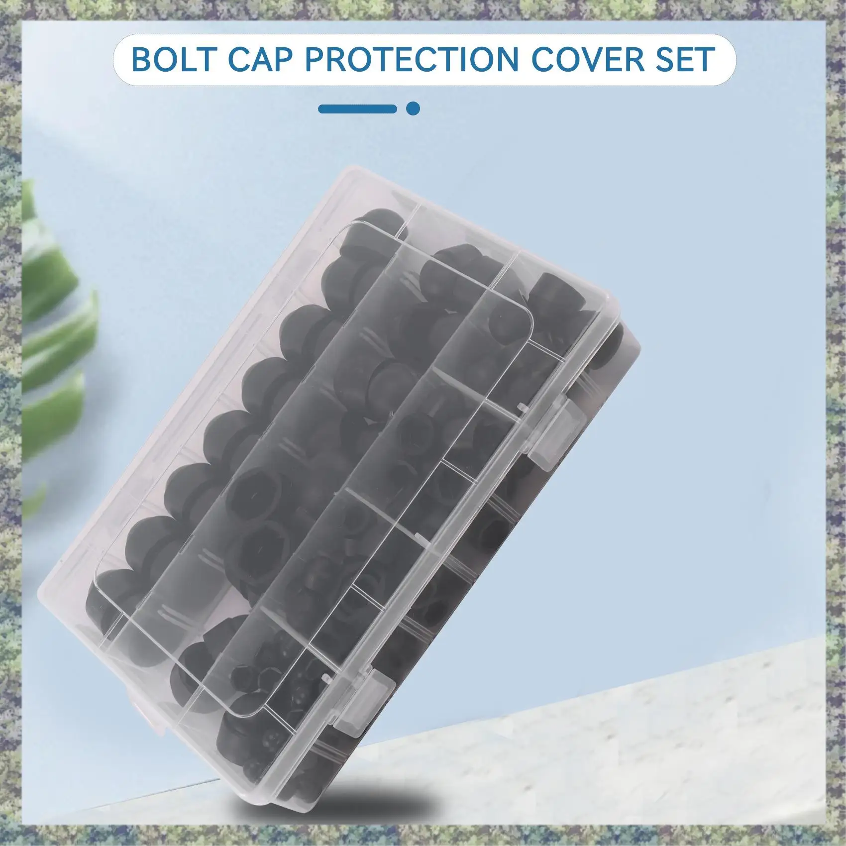 

WON 145Pcs Hex Nut Cover Protective M4-M12 Bolt Cap Protection Caps Covers Exposed Hexagon Plastic