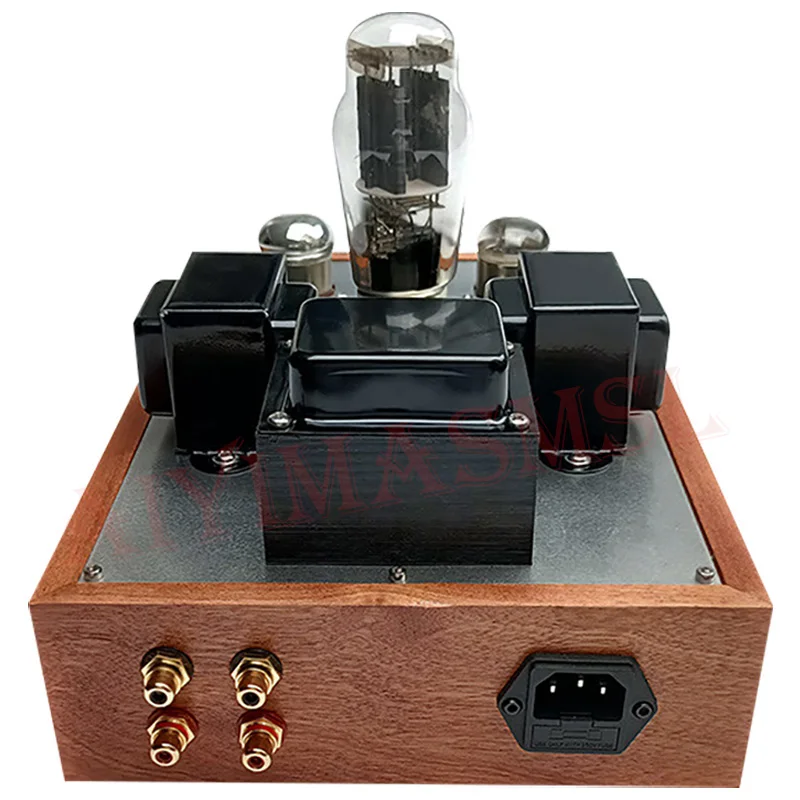 AIYIMA-rectificador de tubo SMSL 717A 5U4G, preamplificador de tubo de vacío hecho a mano puro, sin ruido, fondo ALPS, preamplificador de tubo de caja de madera maciza