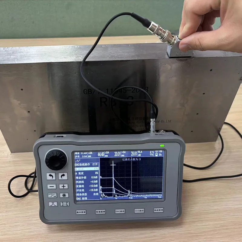 Ultrasonic flaw detector high precision metal steel pipe weld casting internal defects porosity flaw detector detection view 2