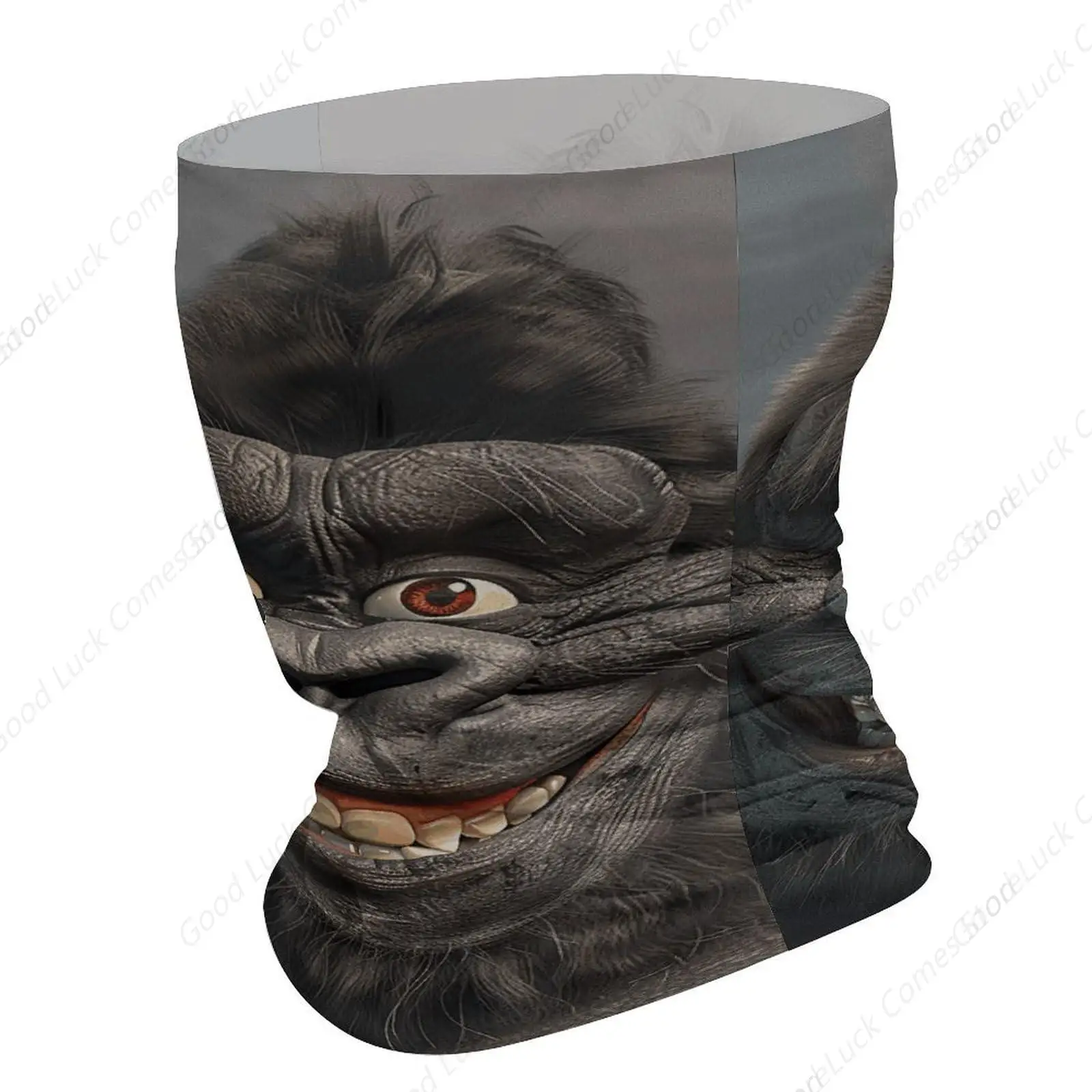 يبتسم الغوريلا صور باندانا الصيف قناع الوجه التبريد الرقبة الجراب حماية من الأشعة فوق البنفسجية وتنفس قناع التزلج وشاح الصيد #2