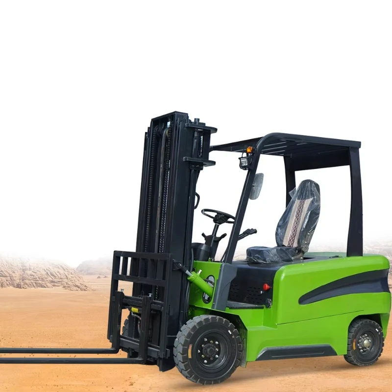 3 Ton 3.5Ton 4 Wheel Lithium Full Electric Forklift Robust Factory Workshop Heavy Cargo Lifting Equipment