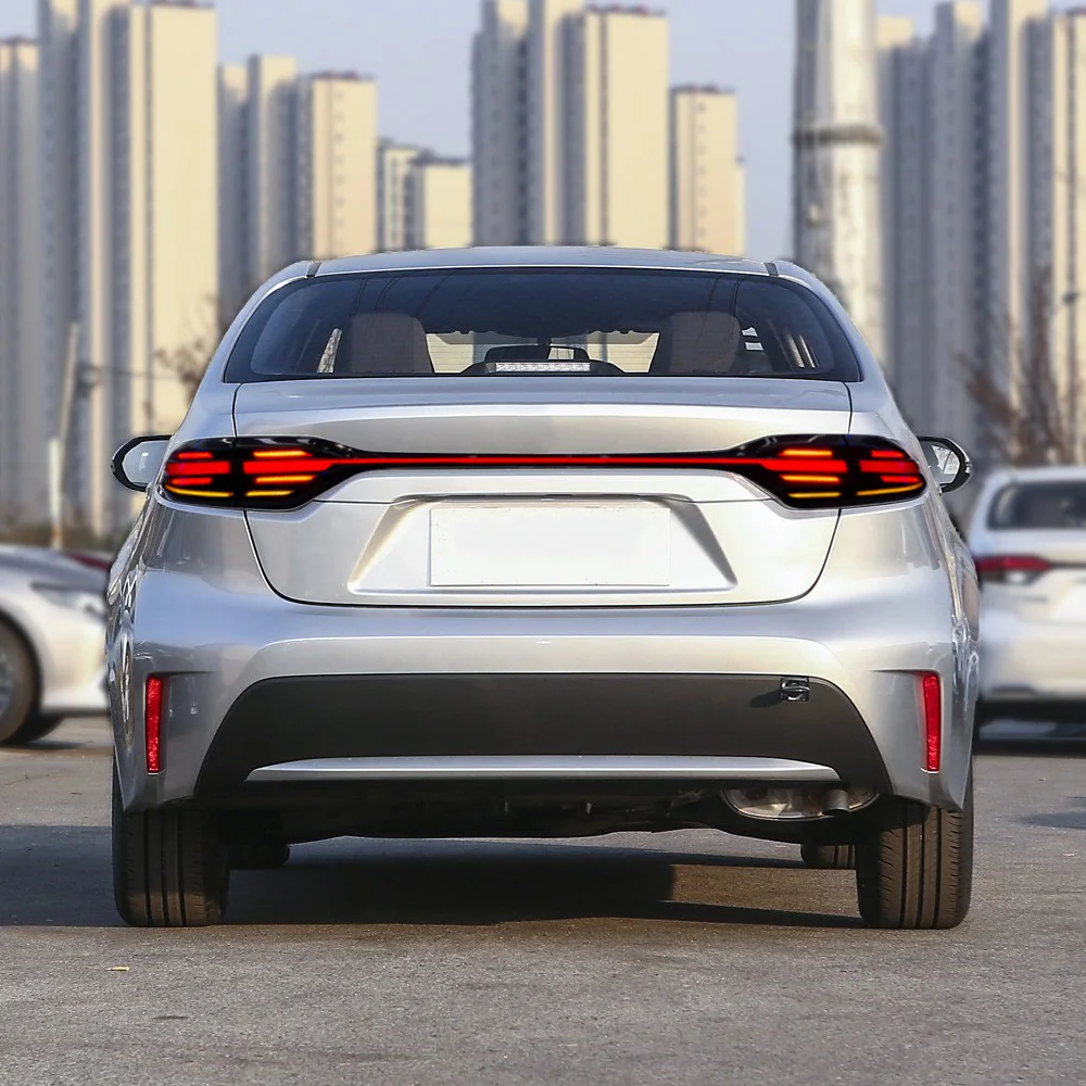

Для Toyota Corolla Levin 2019-2023 светодиодный автомобильный задний фонарь в сборе, обновленный эффект запуска, стиль Porsche, аксессуары для задних фонарей