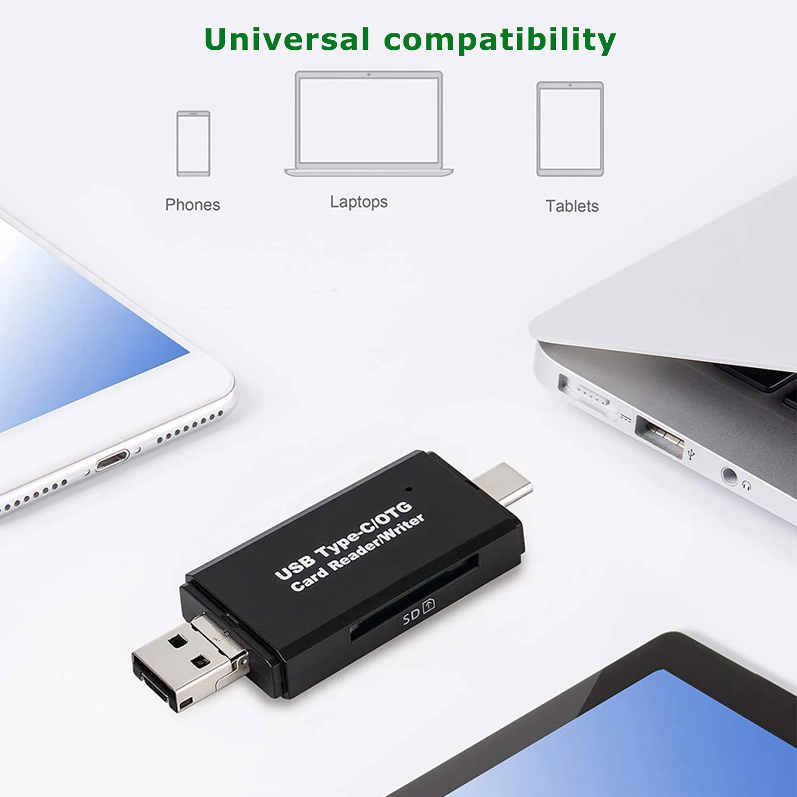 OTG Micro SD Card Reader USB C Type C Card Reader For Phone Pad Computer  USB 2.0 Flash Drive Smart Memory Cardreader Adapter